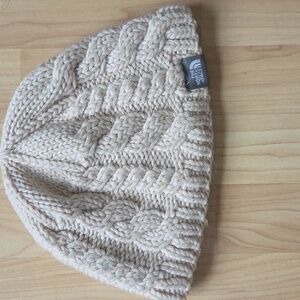 The North Face Cable Knit Beanie Cream O/S